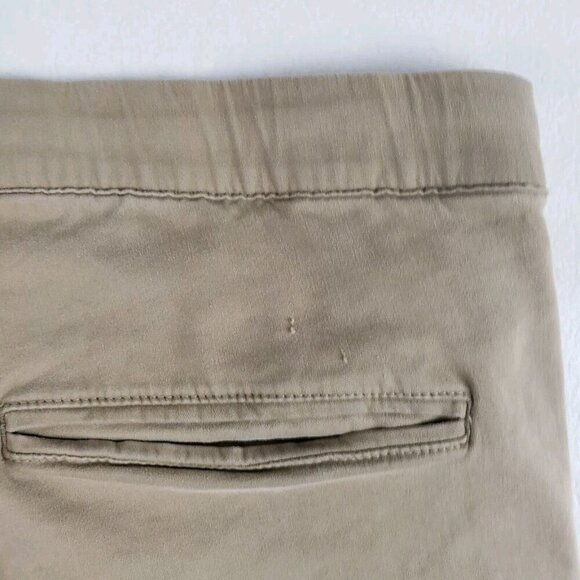 Mugsy Pull On Chino Pant Mens 40x28 Tan Flat Front Stretch Casual NO SIZE TAG - Picture 7 of 12